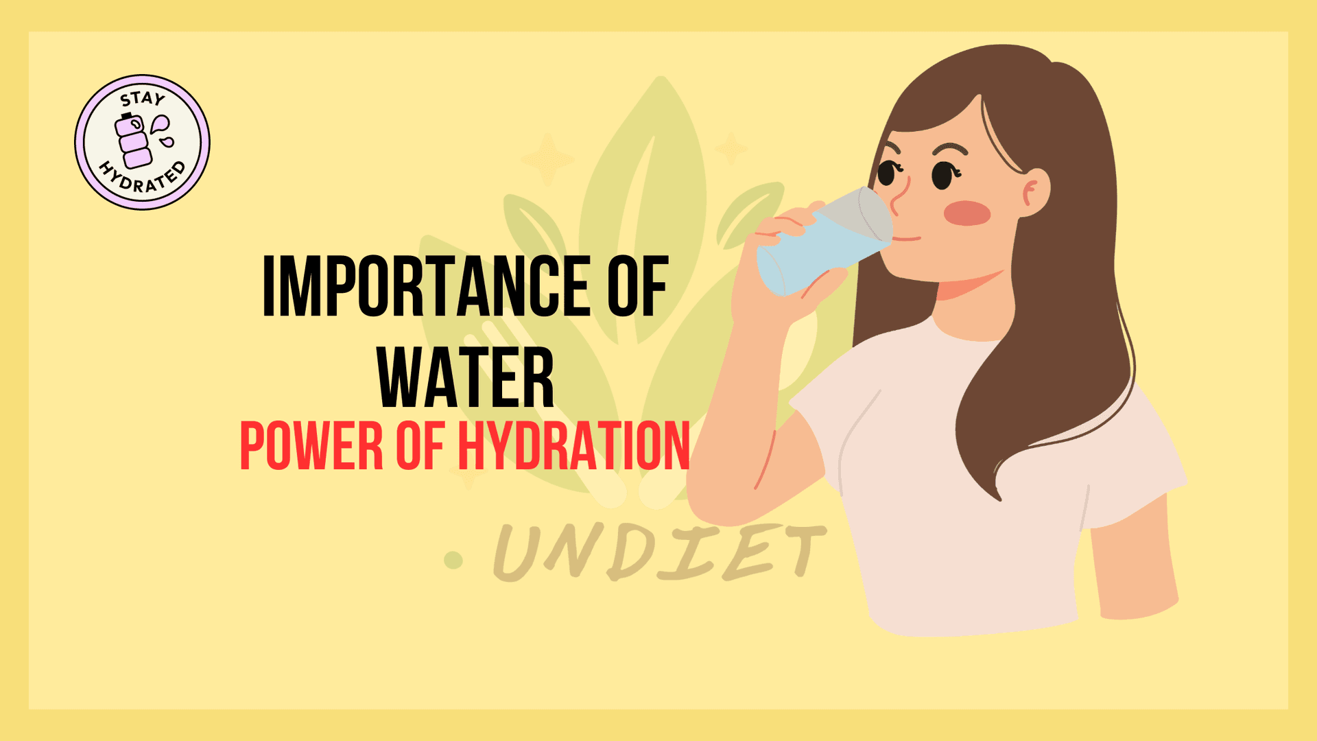 Importance of Water