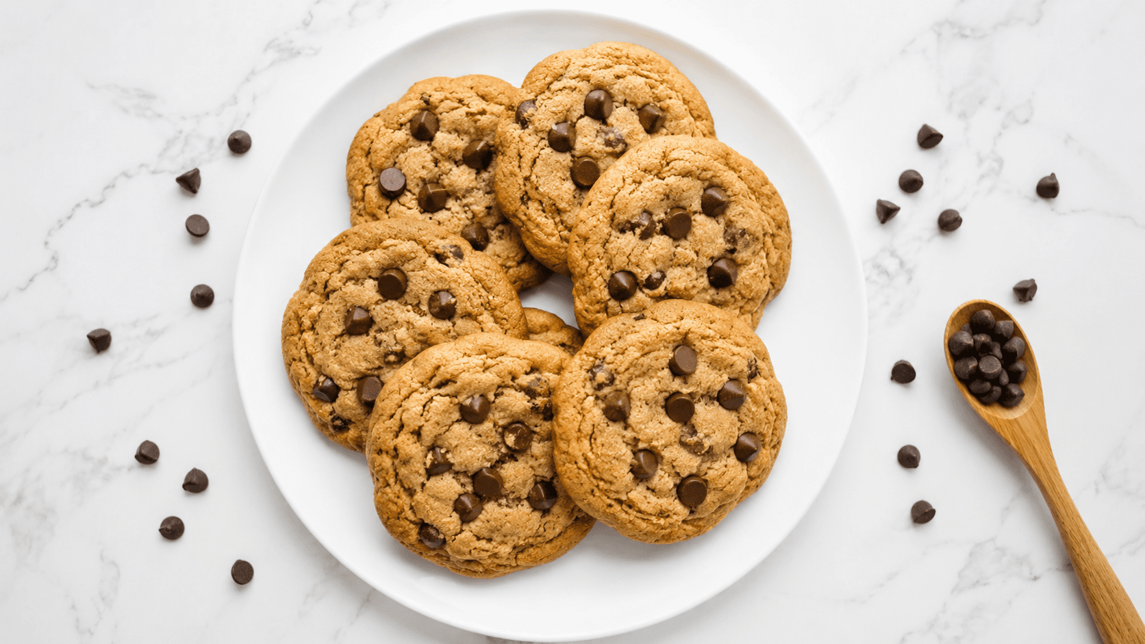 Low-carb almond butter cookies with melted chocolate chips on a cooling rack.