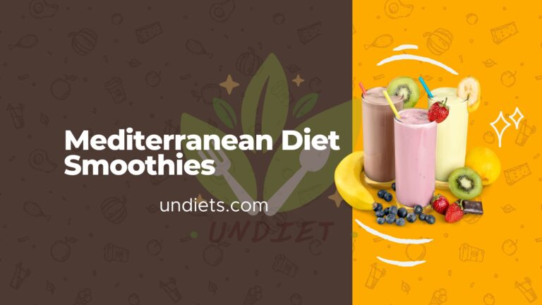 Mediterranean Diet Smoothies