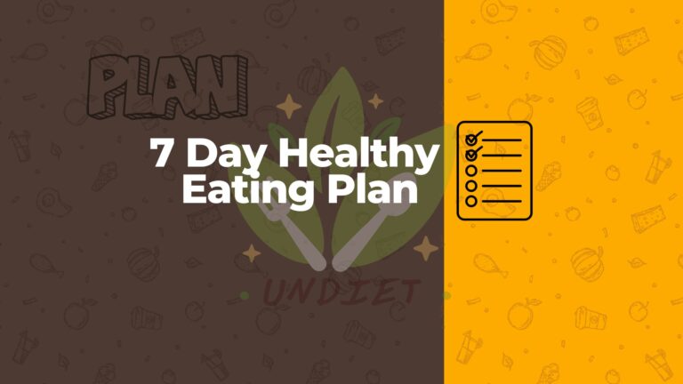 7 day healthy eating plan