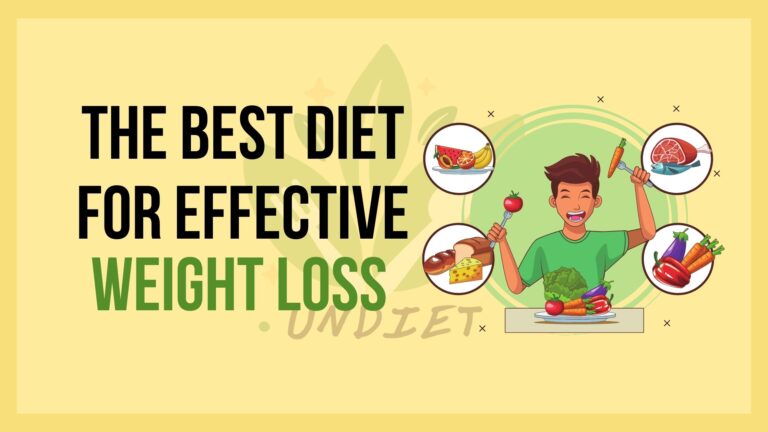 The Best Diet for Effective Weight Loss