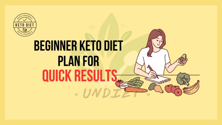 Easy-to-Follow Beginner Keto Diet Plan for Quick Results