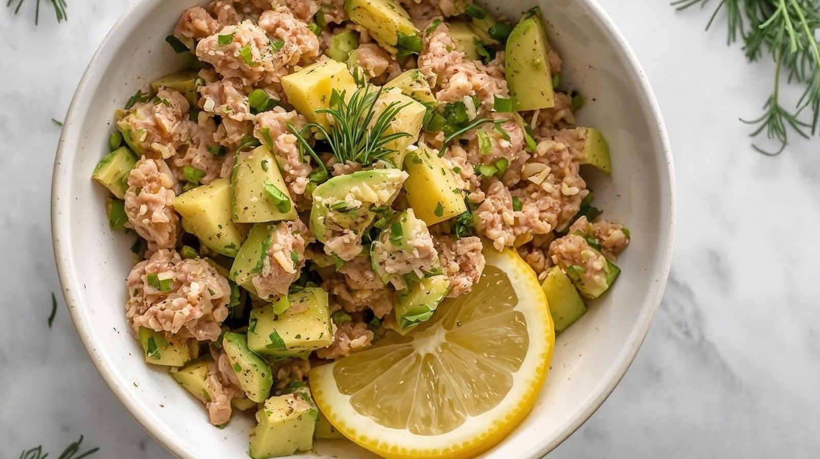 low carb avocado tuna salad healthy recipe