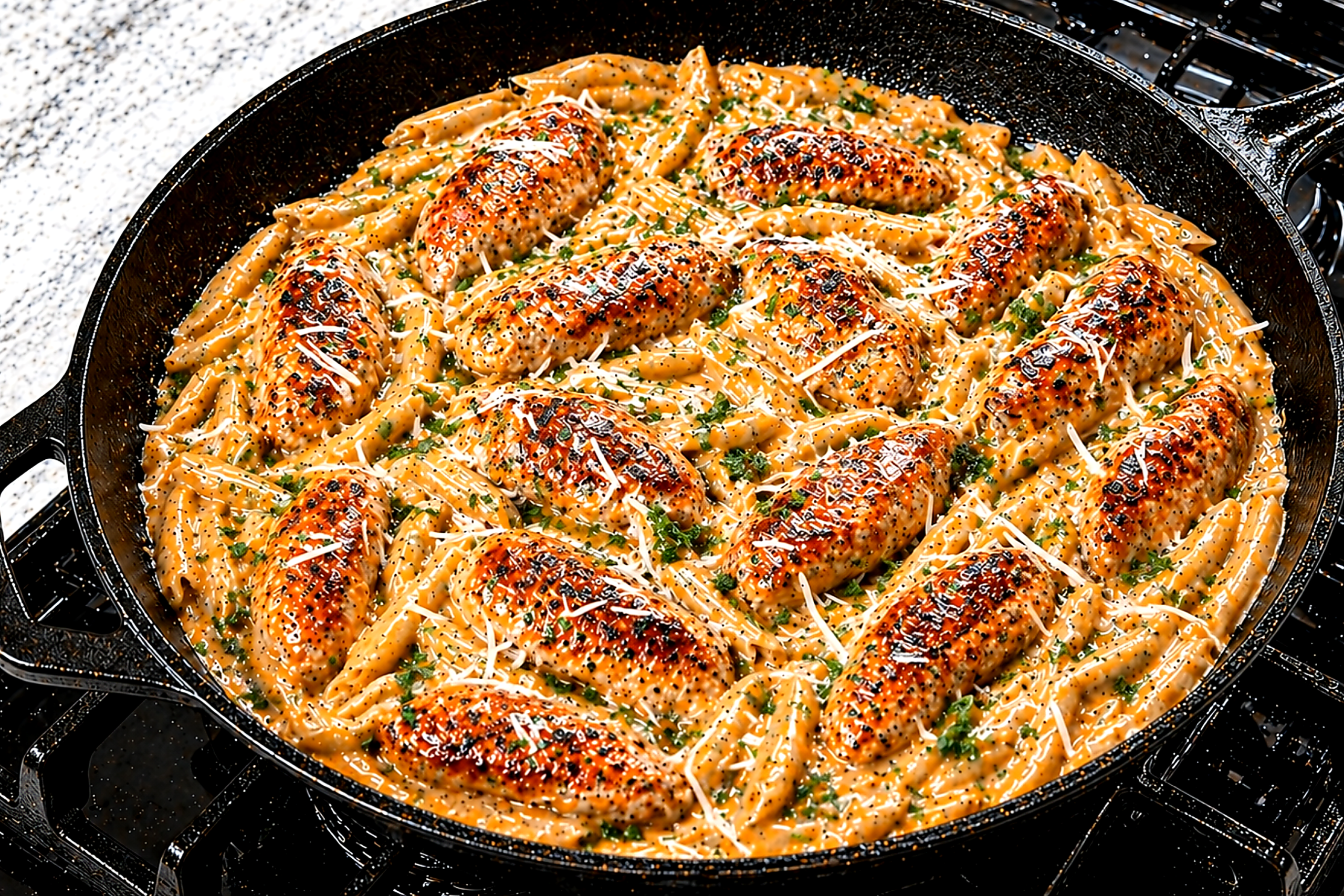 best quick creamy chicken pasta recipe